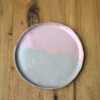 assiette plate - quartz rose